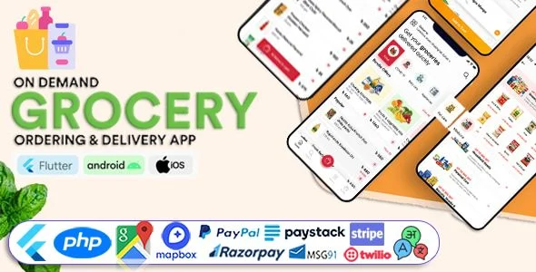 Grocery Vegetable Store Delivery Mobile App with Admin Panel - GoGrocer 1.8.1