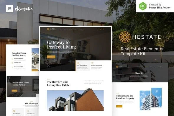 Hestate - Real Estate Elementor Template Kit
