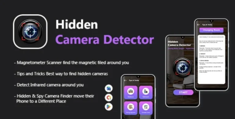 Hidden Camera Detector - SpyCam Detector - Anti Spy Detector - Scanner CB - Spyware