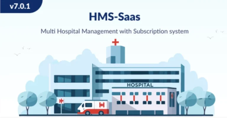 HMS Saas - Multi Hospital Management System - Appointment Booking - Smart Hospital - With Mobile App