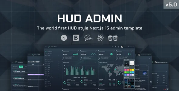 HUD - Next.js 15 Bootstrap Admin Template