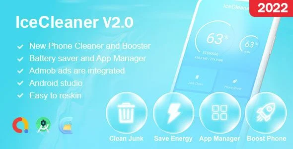 IceCleaner - Phone Cleaner - Booster - Battery Saver - App Manager
