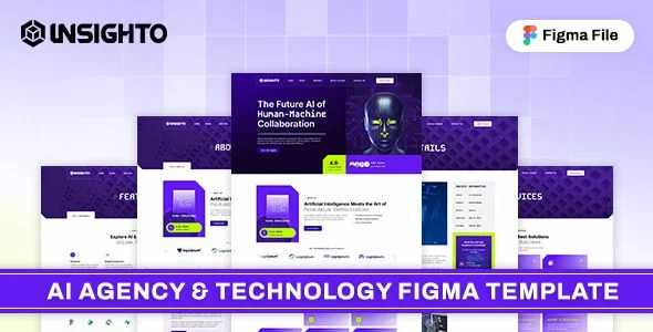 Insighto - AI Agency & Technology Figma Template