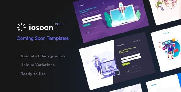 Iosoon | Stunning Coming Soon Template - Vol1