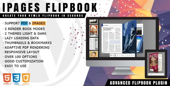 iPages - FlipBook Image & PDF Viewer for WordPress