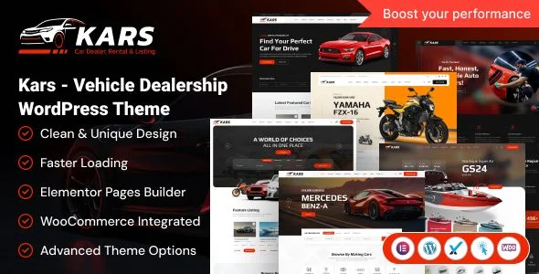 Kars - VehicleDealership WordPress Theme