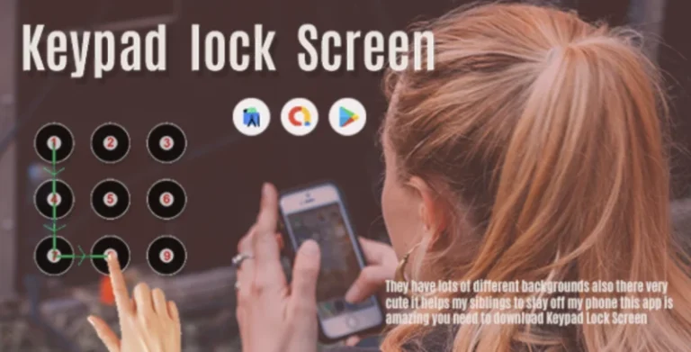 Keypad Lock Screen - Keypad Lock - Phone Secure - patterns Lock Screen - Lock Screen - Admob Ads