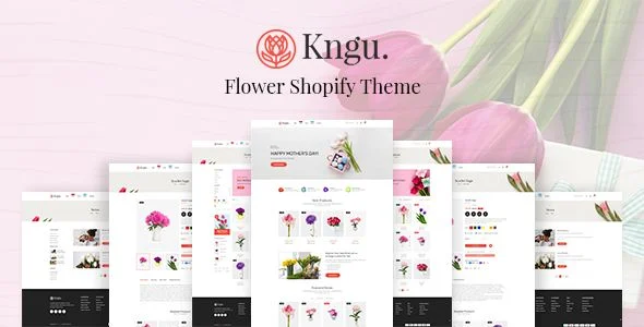 Kngu - Simple & Clean Flower Shop Shopify Theme