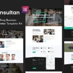 Konsultan Kit - Consulting Business Elementor Template Kit