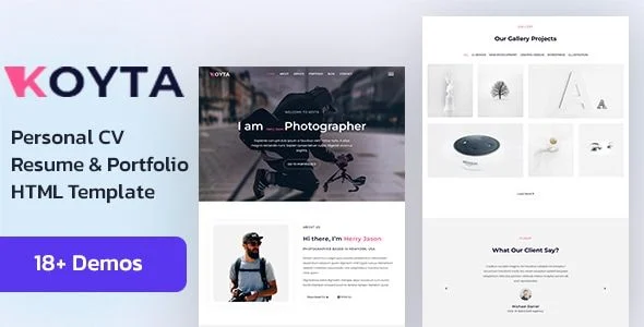 Koyta - Personal Portfolio HTML Template