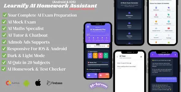 Learnify - AI Homework Assistant (Android & iOS)