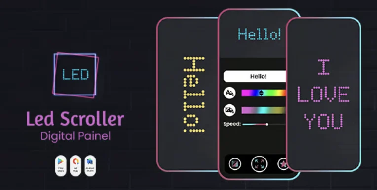 LED Scroller - Digital Painel - LED Banner - LED Text Banner - Banner Marquee - LED Sign Board