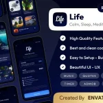 Life: Sleep Sounds - Meditation Sounds - Relax Music App - iOS (Swift UI/Laravel)