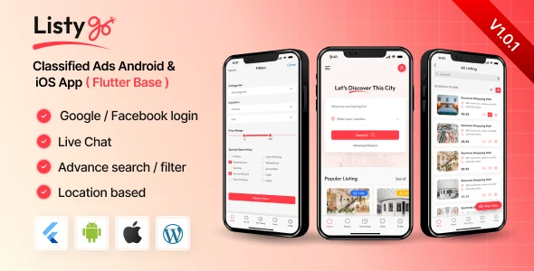 Listygo - Directory Android & iOS App