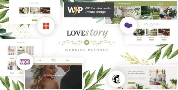 Love Story - Wedding and Event Planner WordPress Theme