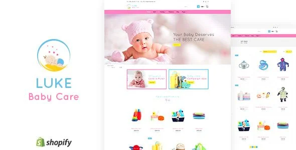 Luke - Toys Store, Baby Shopify Theme