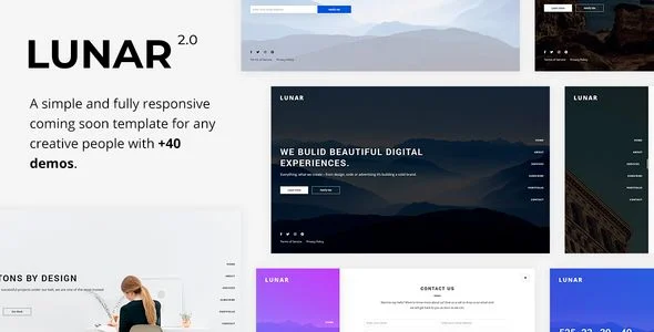 Lunar - Responsive Coming Soon Template