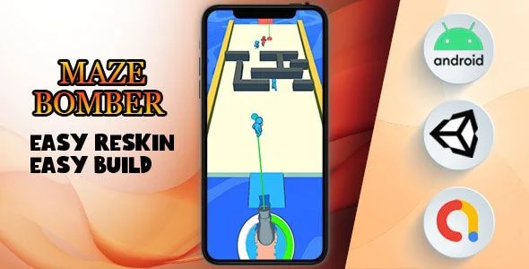 Maze Bomber - (Unity - Admob - Game)
