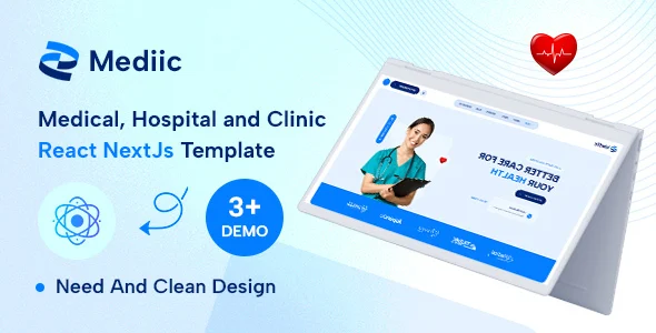 Mediic - Medical, Hospital and Clinic React JS Template