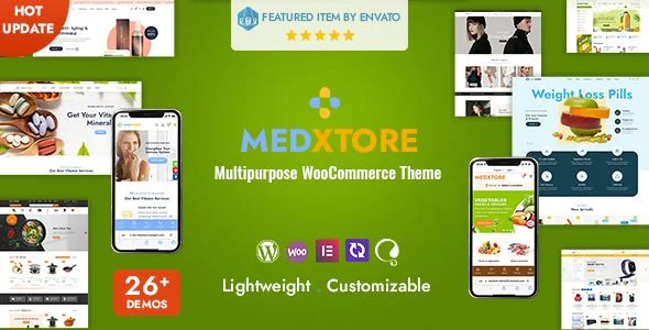 MedXtore - Responsive Multipurpose Elementor WooCommerce WordPress Theme