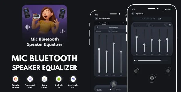 Mic Bluetooth Speaker Equalizer with AdMob Ads Android