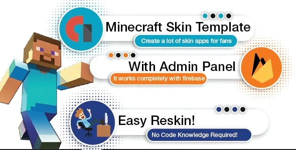 Minecraft Skin App Template With Admin Panel