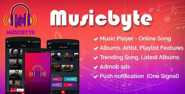 MusicByte (Android) - online Mp3 music player application