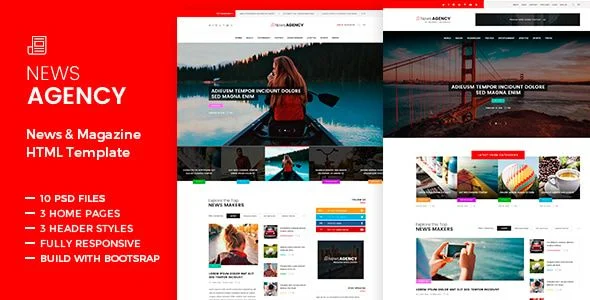 News Agency - Magazine HTML