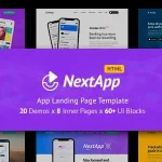 NextApp - App Landing Page Template Kit
