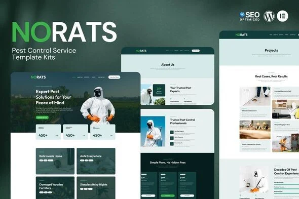 Norats - Pest Control Service Elementor Kits