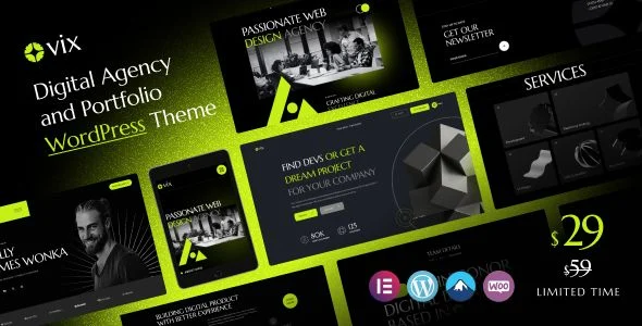 Ovix - Digital Agency & Creative Portfolio WordPress Theme