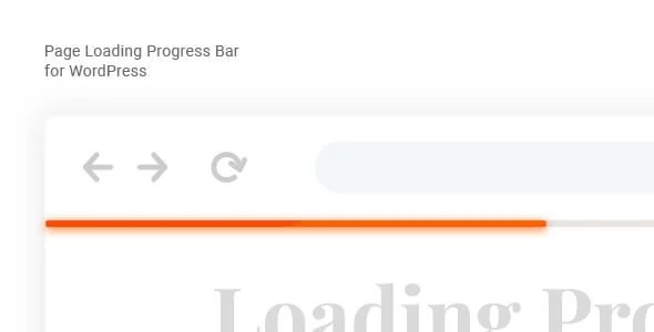 Page Loading Progress Bar for WordPress - Laser
