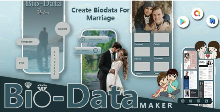 Perfect Marriage Bio Data Maker - Biodata Maker - Biodata for marriage - Biodata Creator - Marriage