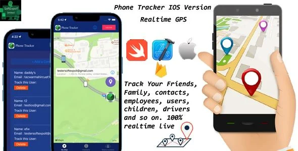 Phone Tracker (IOS Version) - Realtime Gps Live Tracking of Phones/Contacts , Lost Phones WorldWide
