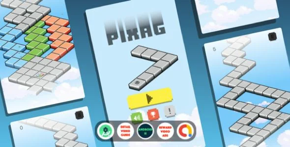 Pixag - A Hypercasual Game with Admob Ads