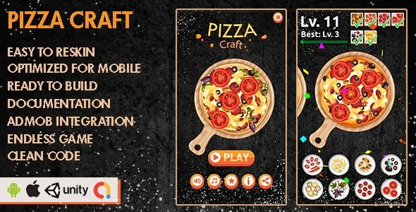 Pizza Craft - Unity Game - Android Hypercasual Game