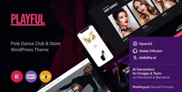 Playful - Pole Dance Nightclub & Karaoke WordPress Theme