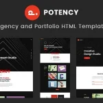 Potency - Creative Agency And Portfolio HTML5 Template