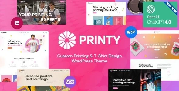 Printy - Print Shop & Printing Company WordPress Theme