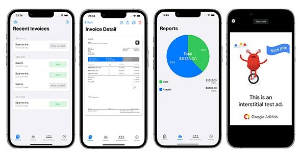 Pro Invoice Maker - SwiftUI iOS Full Applicationc