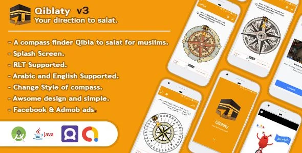 Qiblaty - Qibla compass for find direction to makkah