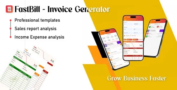 Quick Invoice Generator - Billing Manager, Simple Invoice Generator