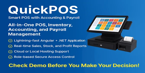 Quick POS - POS With ERP And Built-in Accounting - POS
