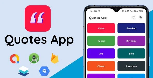 Quote.ly - The Ultimate Quotes App with Firebase as Backend & AdMob Integrated