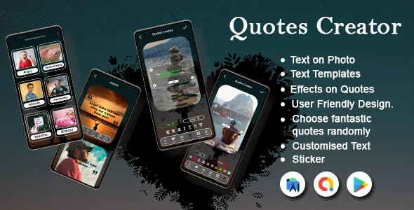 Quote Writer - Quote Maker App for Instagram - Add Text Text on Photo Editor & Photo Text Editor