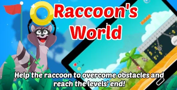 Raccoon’s World | Platform Game | Unity Complete Project for Android and iOS