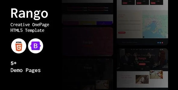 Rango Web Agency - Multipurpose HTML5 Template