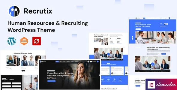 Recrutix - Human Resources Recruiting WordPress Theme