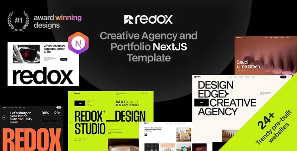 Redox - Creative Agency and Portfolio React Next JS Template