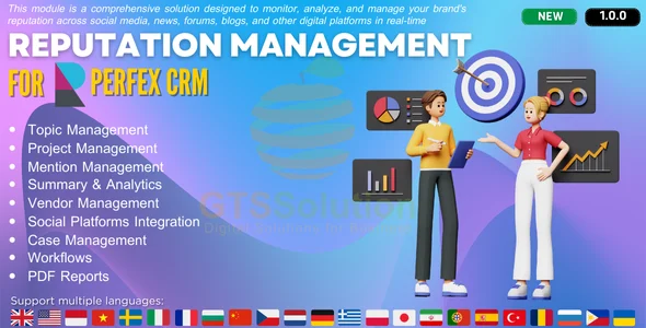 Reputation Management module for Perfex CRM